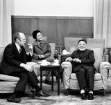 Deng Xiaoping (1904-1997) was a Chinese politician, statesman, theorist, and diplomat. As leader of the Communist Party of China, Deng was a reformer who led China towards a market economy. While Deng never held office as the head of state, head of government or General Secretary of the Communist Party of China, he nonetheless served as the paramount leader of the People's Republic of China from 1978 to the early 1990s.